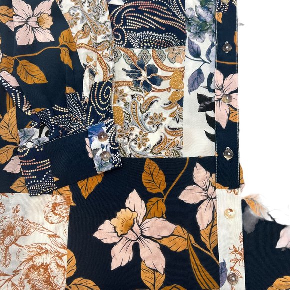 Johnny Was Luna Silk Mini Dress Size Medium - Picture 5 of 16